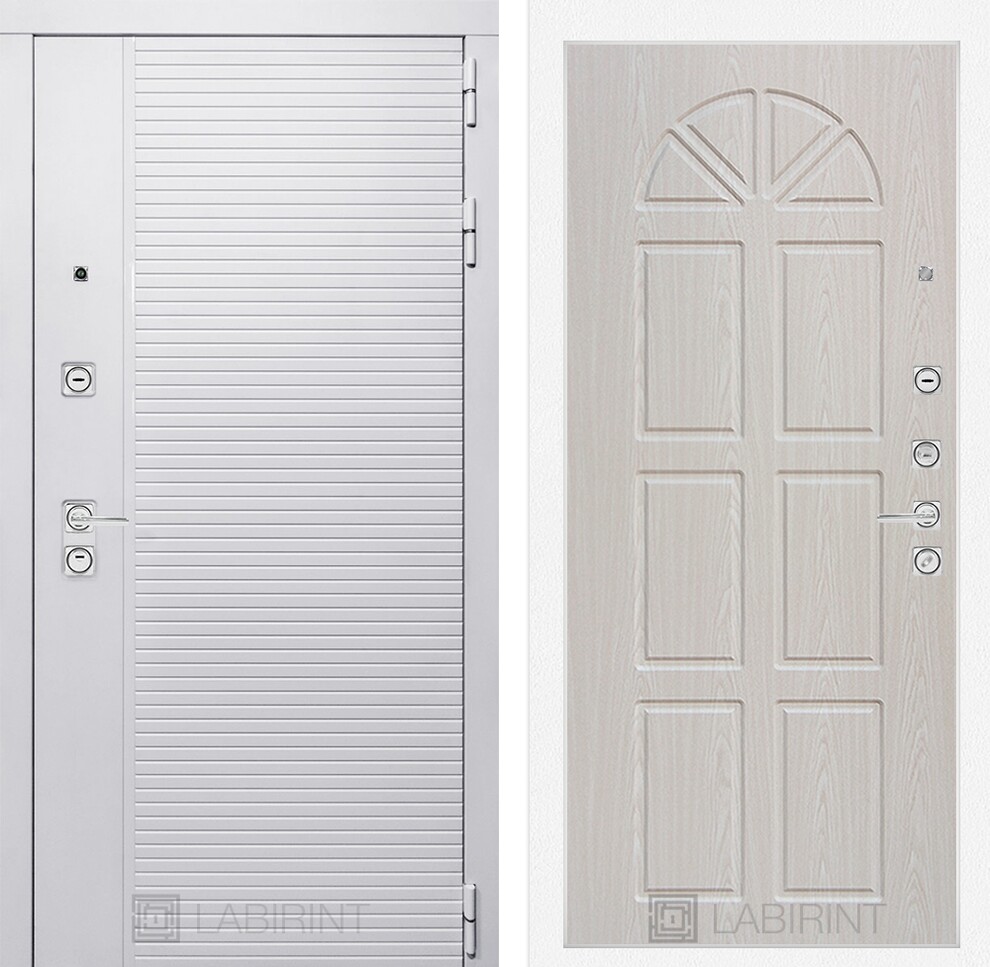 Входная дверь PIANO WHITE 15 - Алмон 25